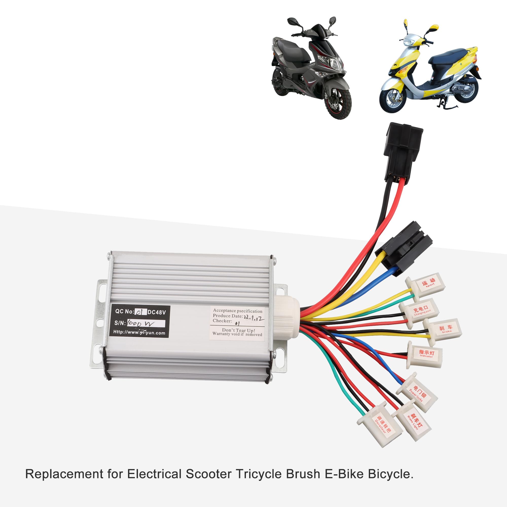 E Bike Controller Dc Motor 36v 1000w Controller For 1000W 36V