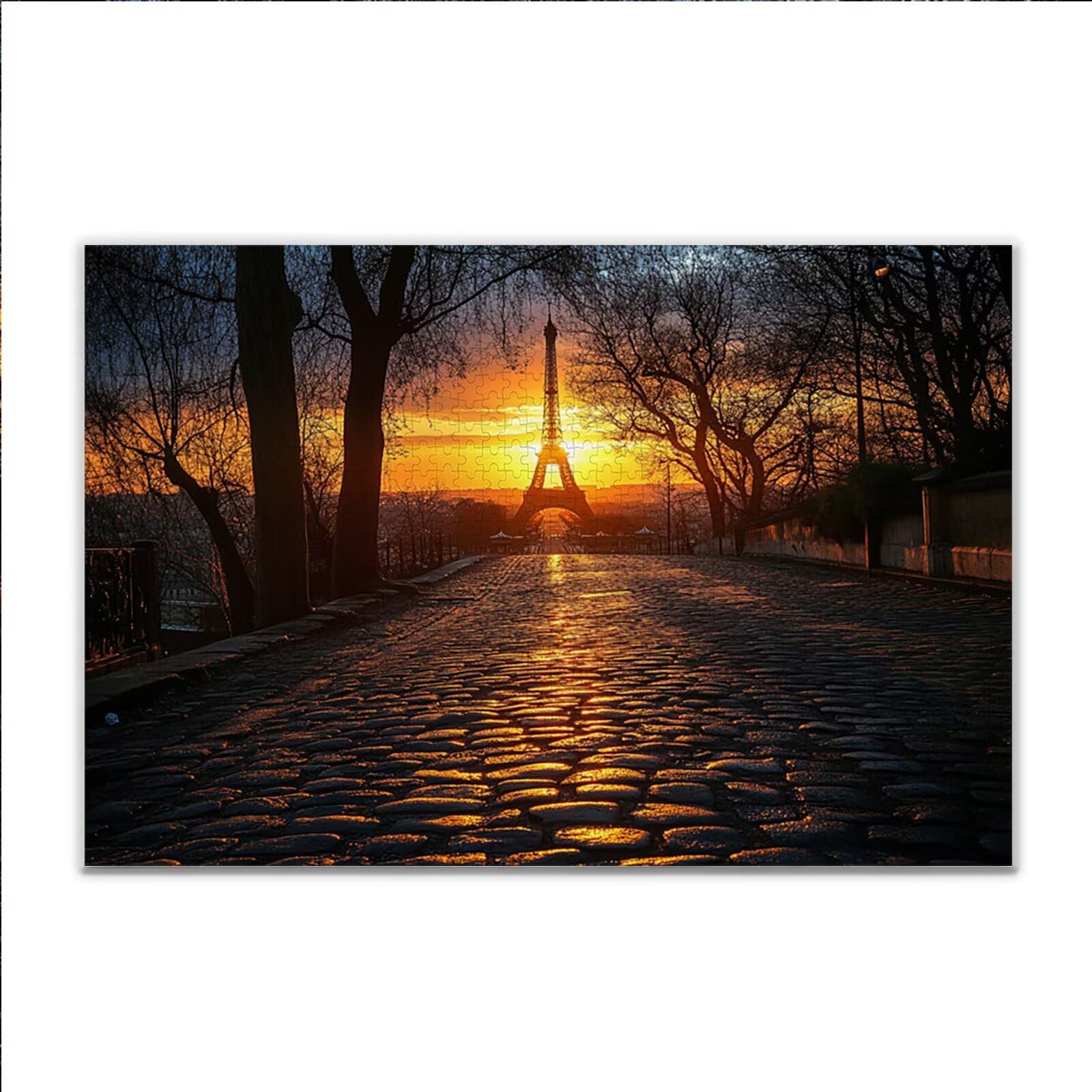 Wieża Paryska puzzle dla dorosłych 2000 sztuk, trudne trudne łamigłówki, gry edukacyjne, niemożliwe puzzle dla dorosłych, hobby, twarde drewniane puzzle, gładkie krawędzie, ciasne gryzienie S-7