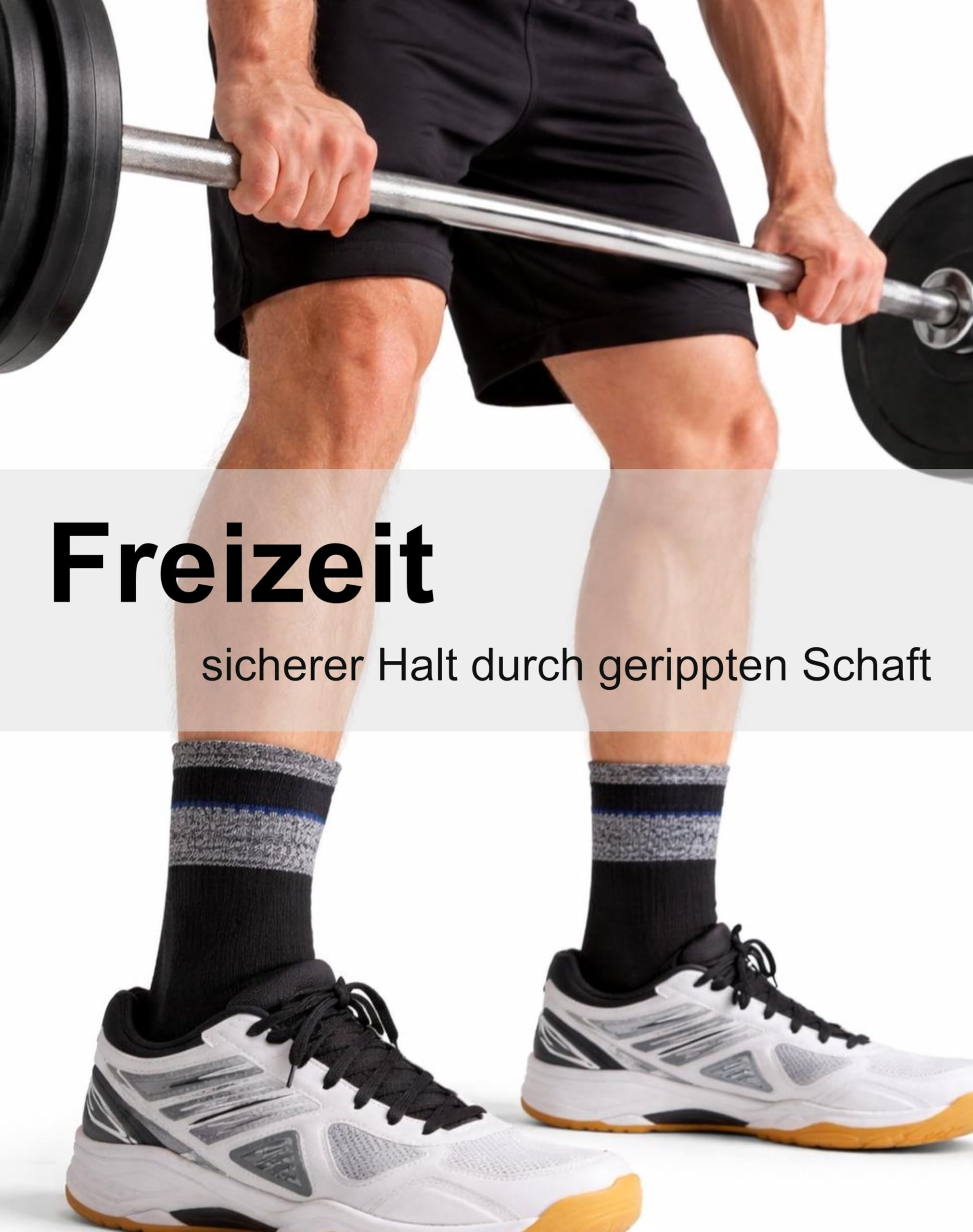 Cocain underwear 10 | 20 | 30 | 50 Paar Tennissocken Laufsocken Sportsocken weiss, schwarz Arbeitssocken Herren Damen Socken 39/42 43/46