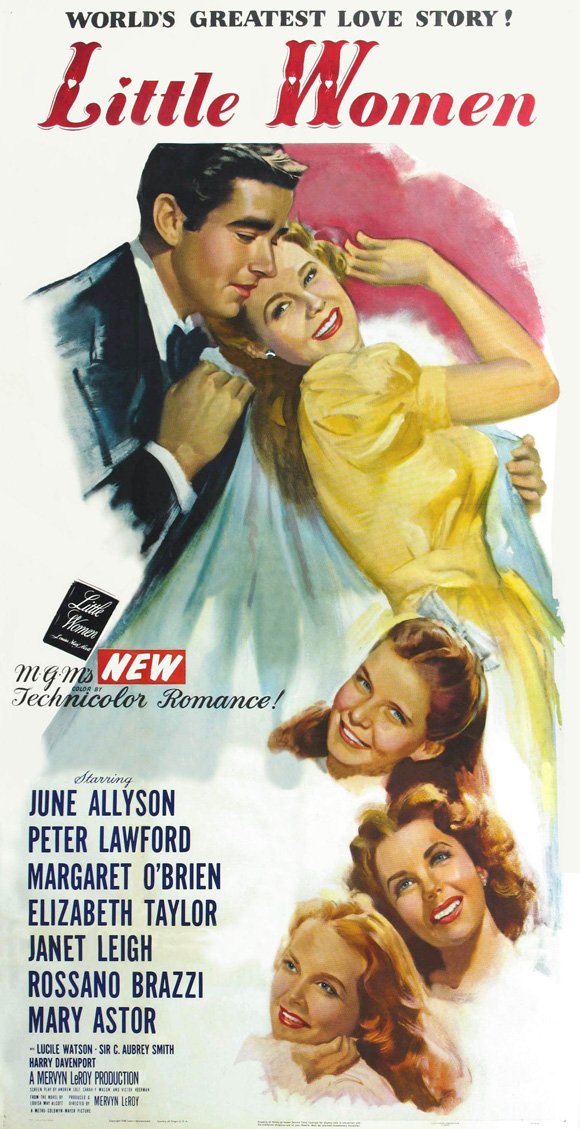 Little Women Movie Poster (14 x 36 Inches 36cm x 92cm) (1949) Insert  -(June Allyson)(Peter Lawford)(Margaret O'Brien)(Elizabeth Taylor)(Janet