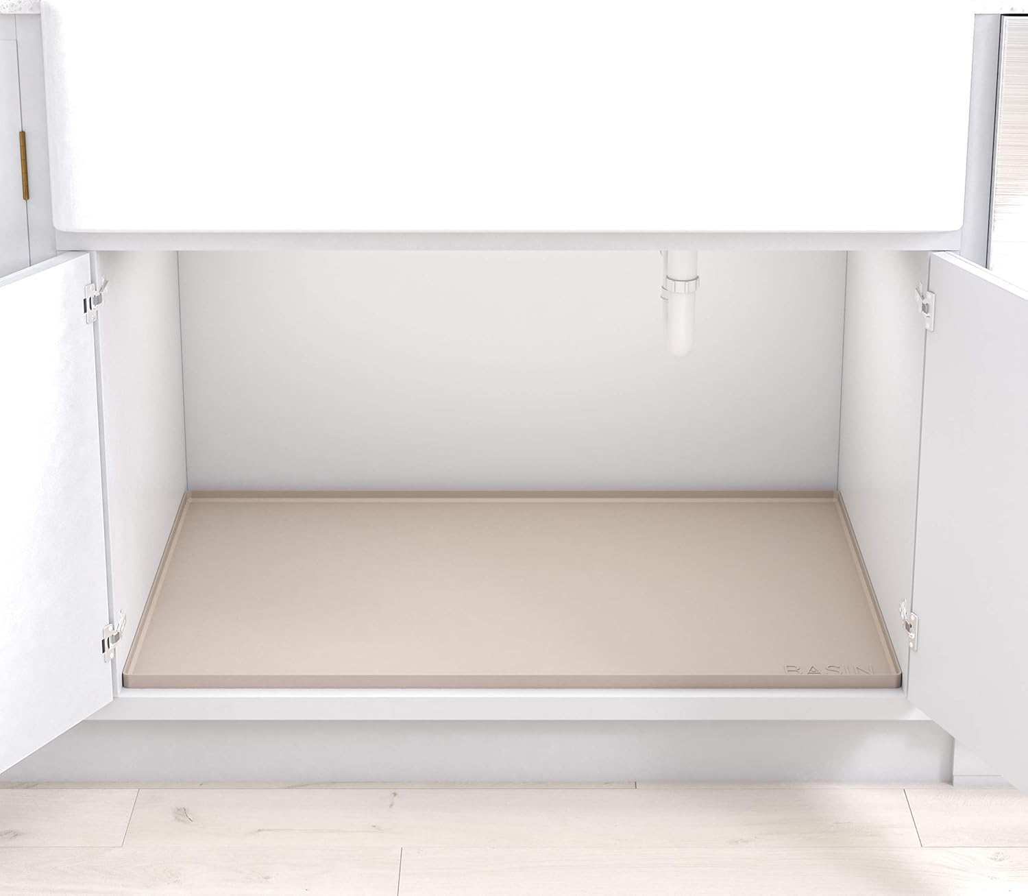 BASIN Heavy Duty Under Sink Mat The Original Silicone Under Sink Mats for