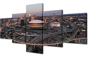 Stunning City of New Orleans Cityscape Wall Art