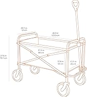 Vista 4 de Yaxa Basics - Colección de herramientas para el jardín – Carrito plegable para jardín con funda, color gris.