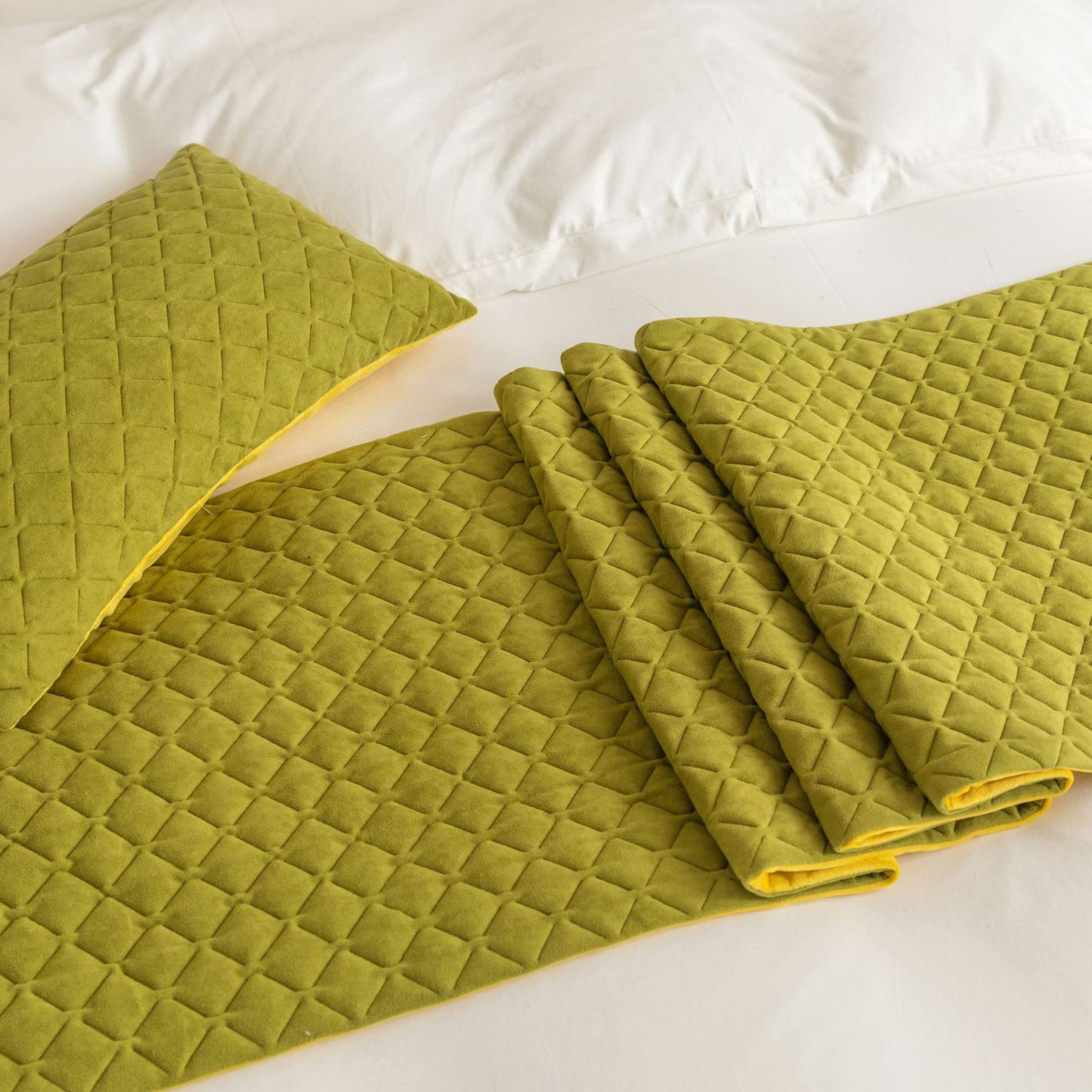 Luxuriöses Samtkissen, einfarbig, für Bett, Wohnzimmer, Sofa, Schlafzimmer, Stuhl, Autositz, 30 x 50 cm, dekoratives Kissen mit Reißverschluss