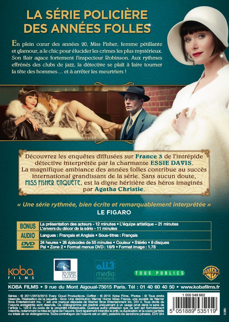 Coffret miss fsher enquête, saisons 1 et 2