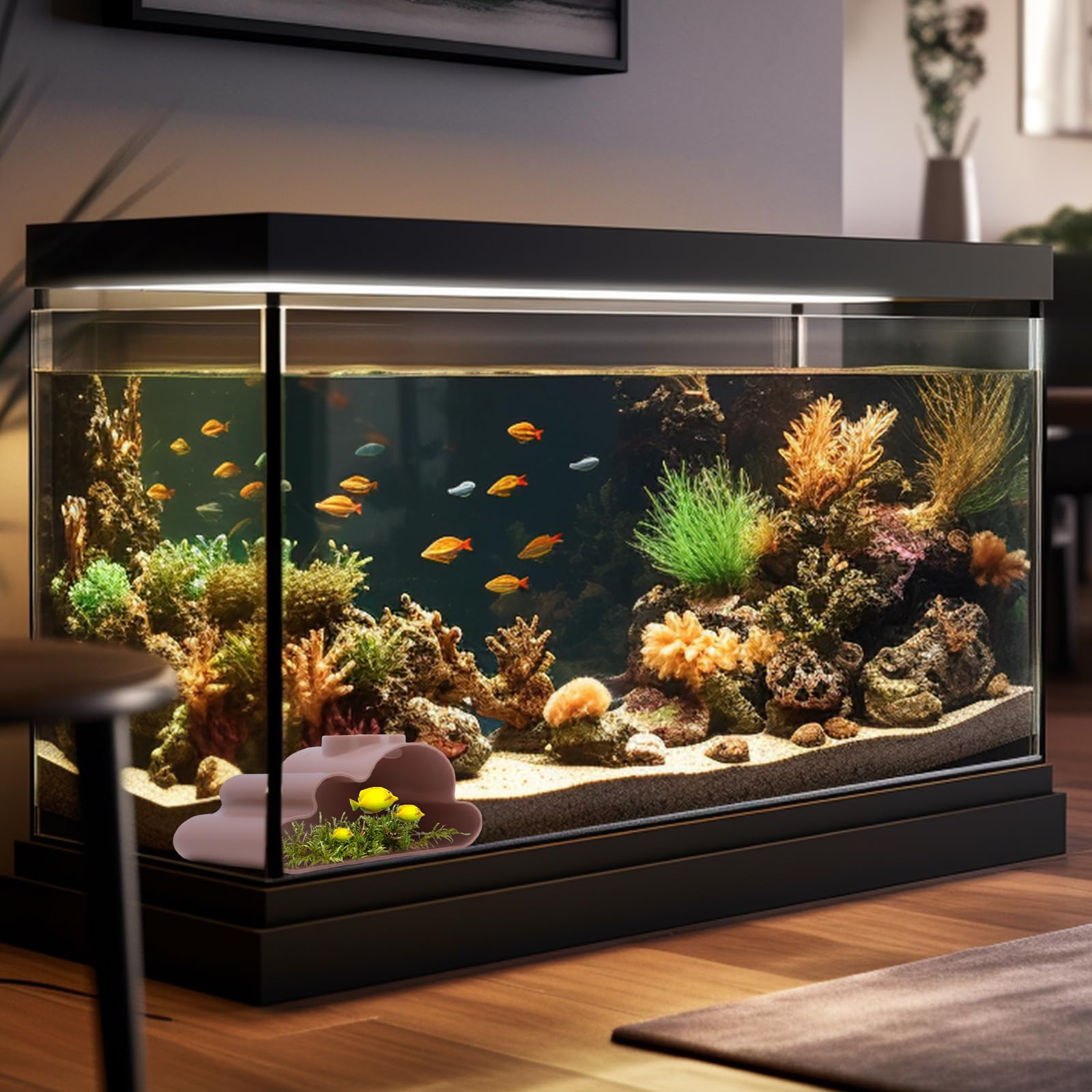 Amazon.com: Reptile Hide Cave for Snakes & Geckos – Corner