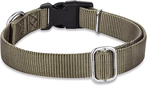 Miniatura 6 de Hyhug Pets Classic - Collar para perro con hebilla (pequeño, verde militar)