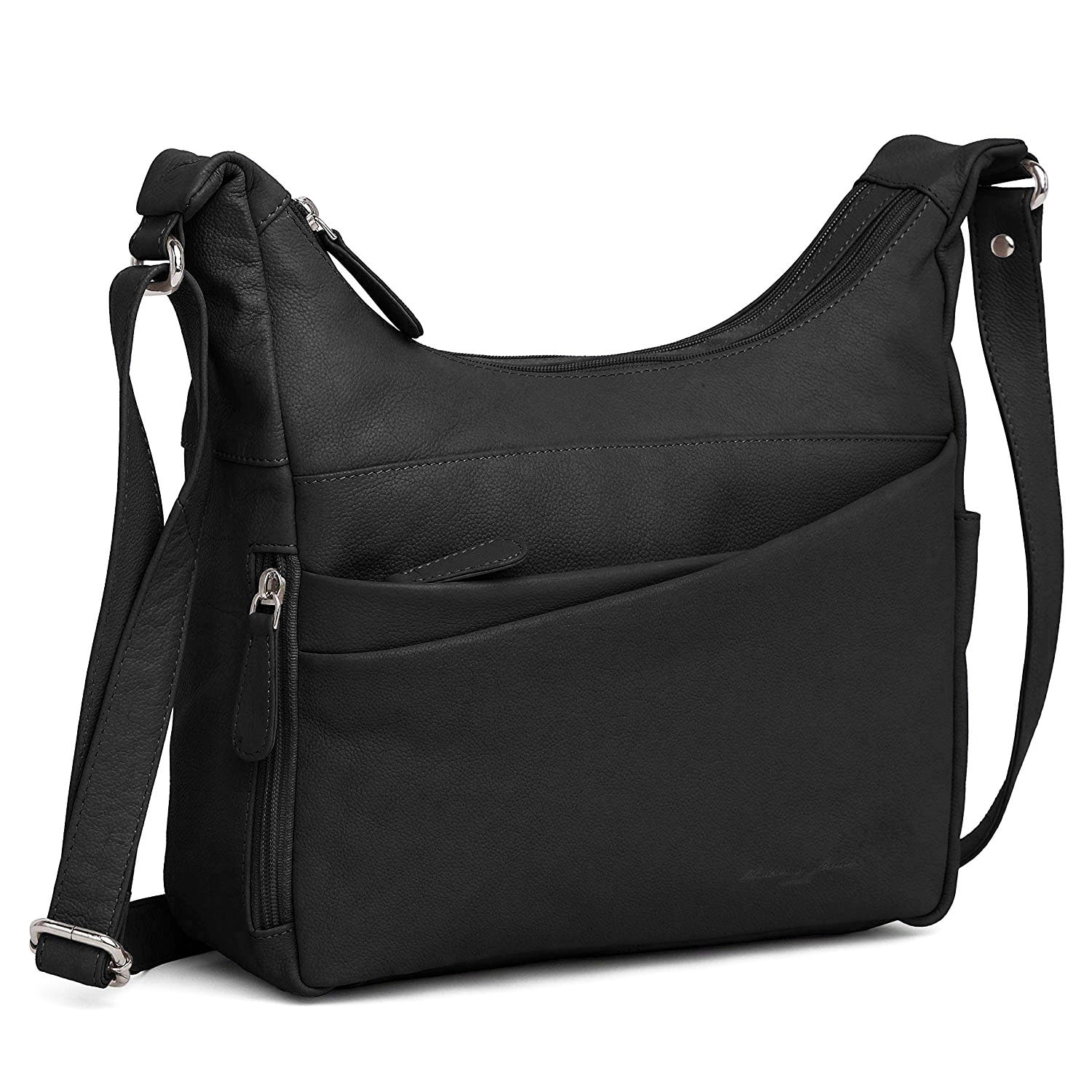 Designer Echt Nappa Lederen Handgemaakte Vrouwen Dames Reizen Satchel Dagelijkse Crossover Cross Body Werk iPad Schouder Handtas Tas, Zwart, Medium Designer Echt Nappa Lederen Handgemaakte Vrouwen Dames Reizen Satchel Dagelijkse Crossover Cross Body Werk iPad Schouder Handtas Tas, Zwart, Medium
