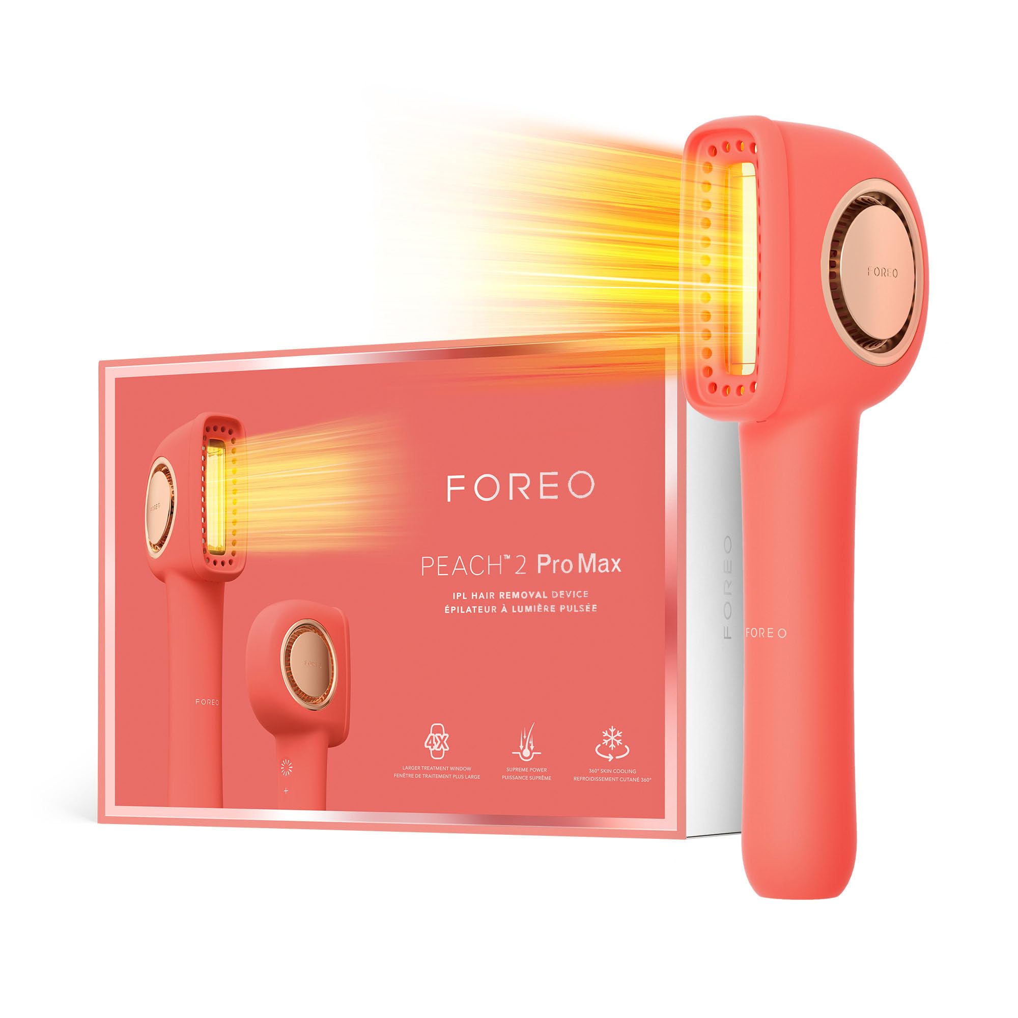 FOREO PEACH 2 IPL脱毛デバイス Amazon.com: FOREO PEACH 2 IPL Hair Removal Device – Quick