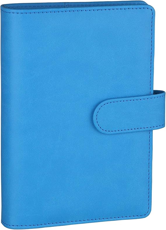 Antner A6 PU Leather Notebook Binder Refillable 6 Ring