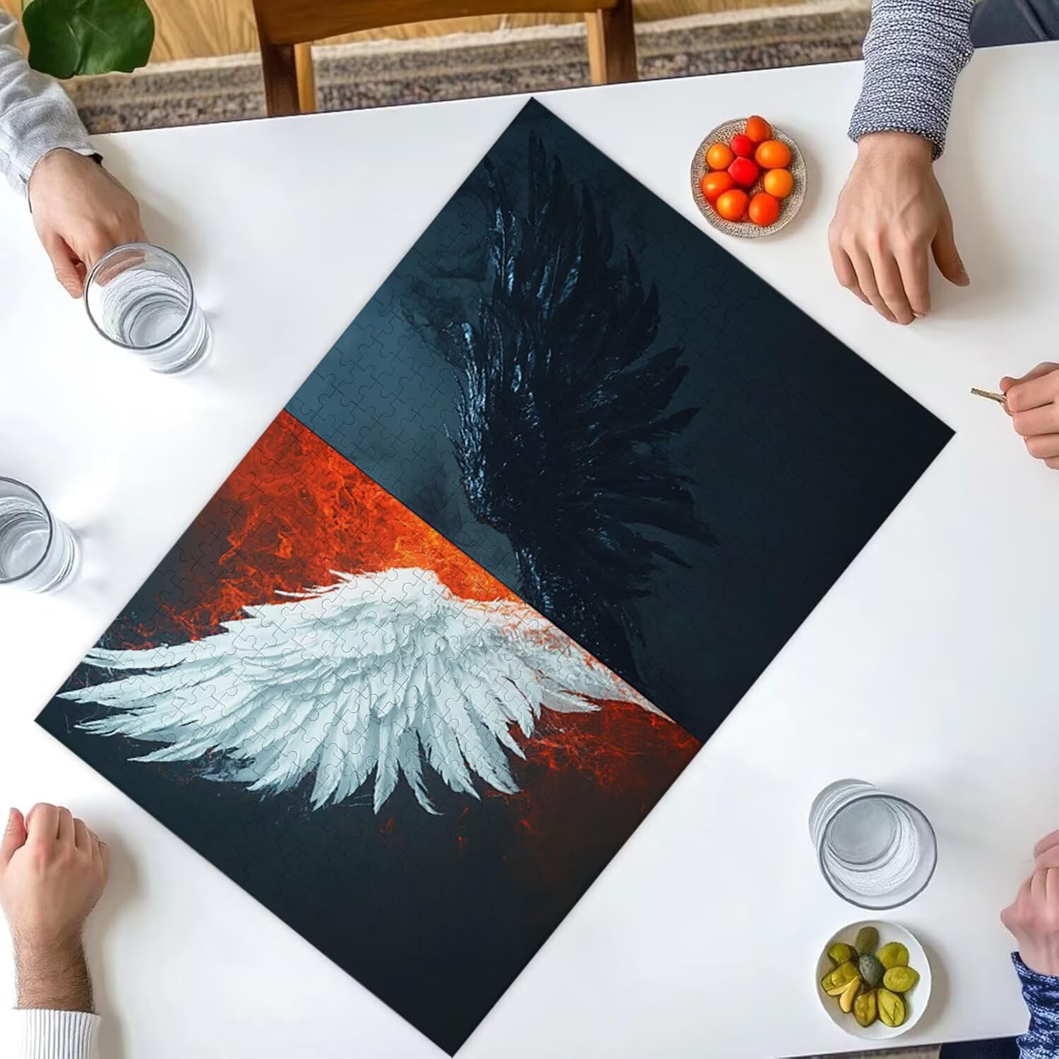 1500 Pezzi di Puzzle, Le ali degli angeli1500 Pezzi di Puzzle per Adulti, Regalo di Anniversario e Natale, Decorazione Della Casa, Prevenzione Della Degenerazione Cerebrale Negli Anziani v-813