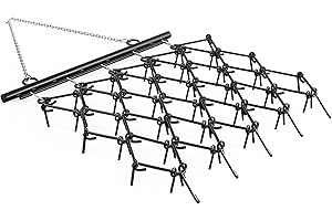 YITAMOTOR 5 x 4.5 FT Heavy Duty Chain Drag Harrow
