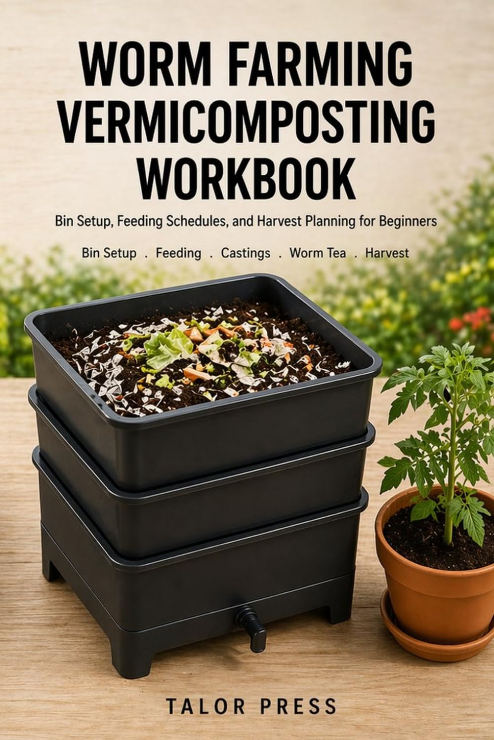Worm Farming & Vermicomposting Workbook: Bin Setup, Feeding Schedules, and Harvest Planning for Beginners