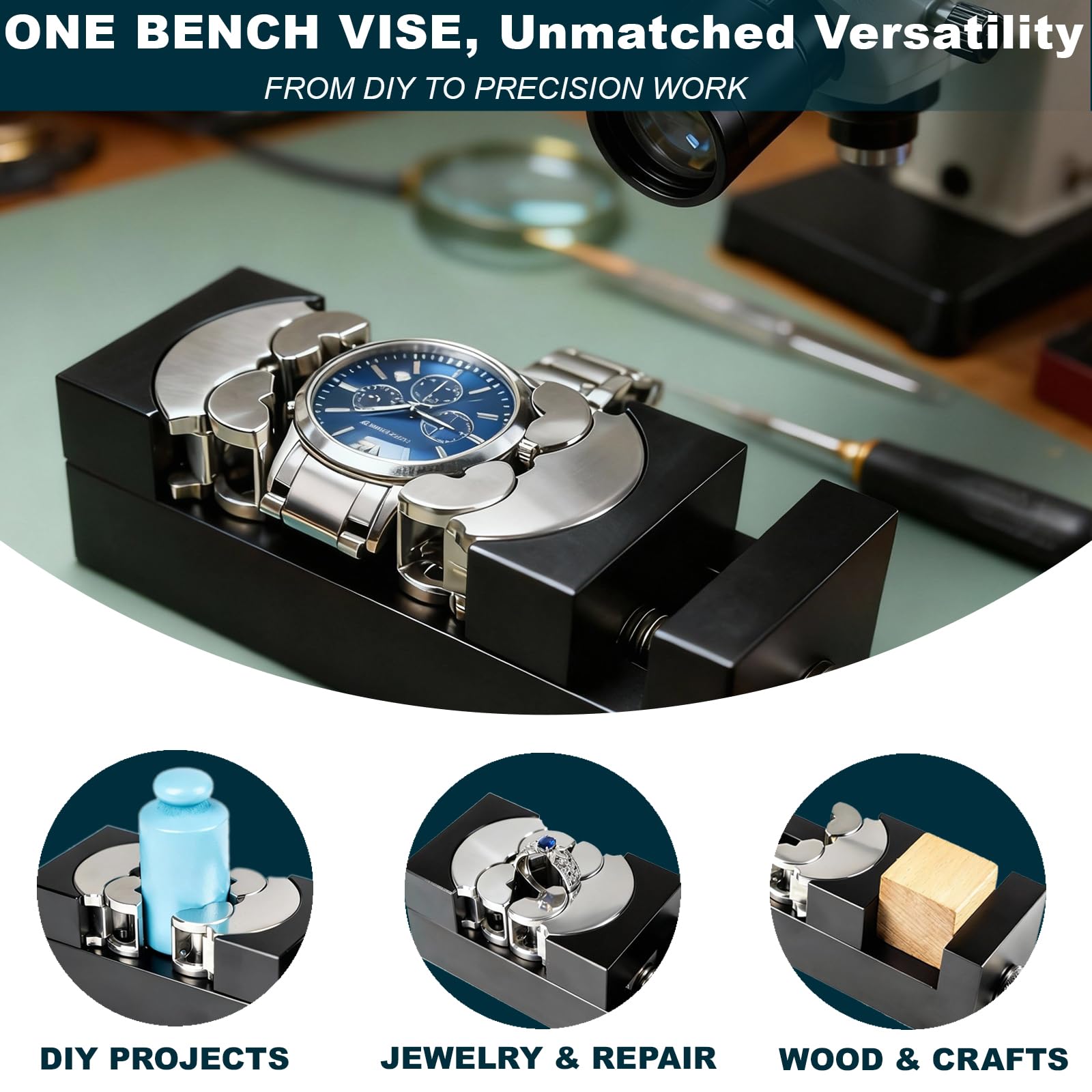 ARKNOAH Fractal Vise - Adaptive Bench Clamp -5