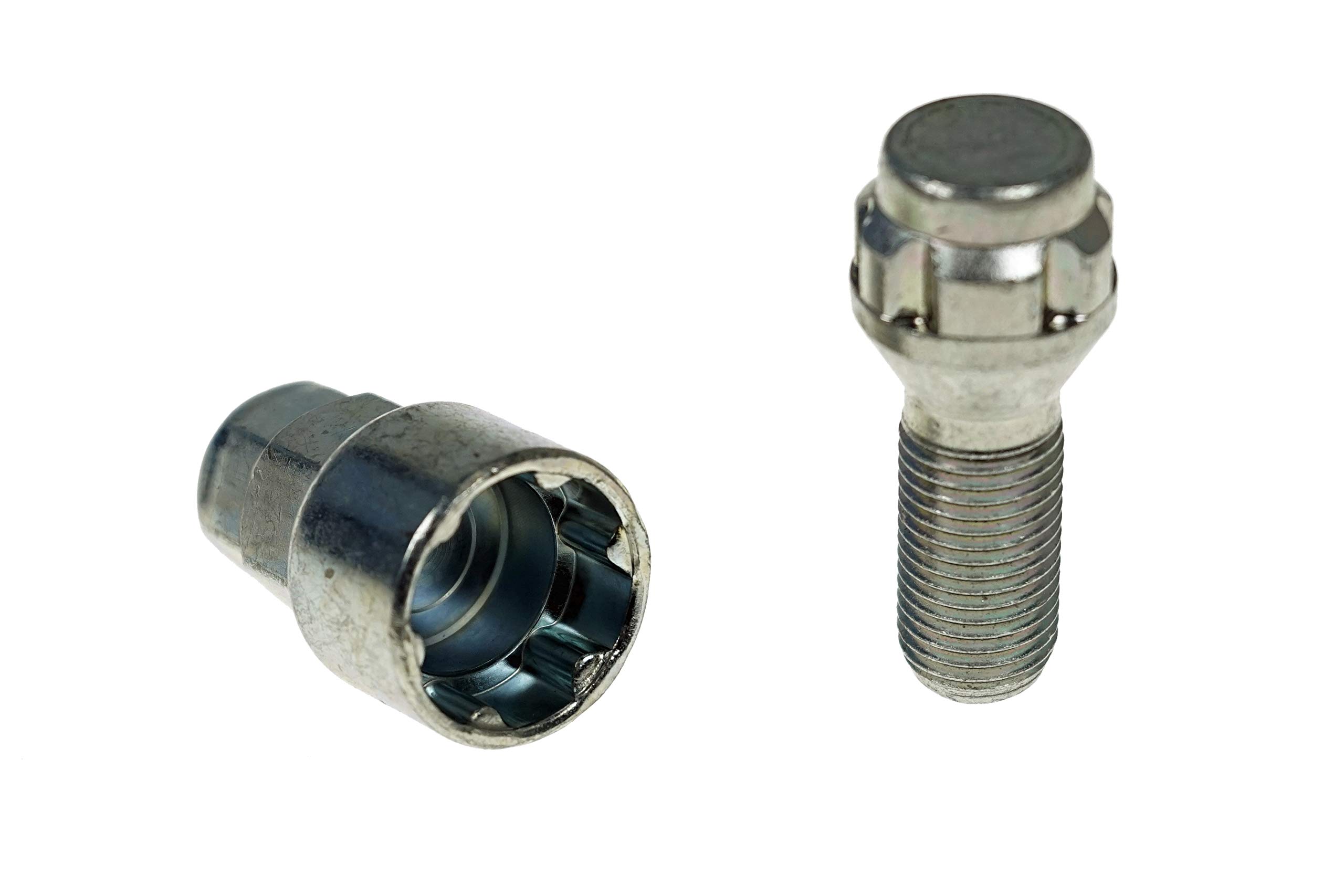 Image secondaire de Neubauer bc1181 Cylindre de sécurité antivol Boulon M14 x 1,5 Cône, Assise, Longueur de la Tige 30 mm, Largeur Clé 17 mm/19 mm