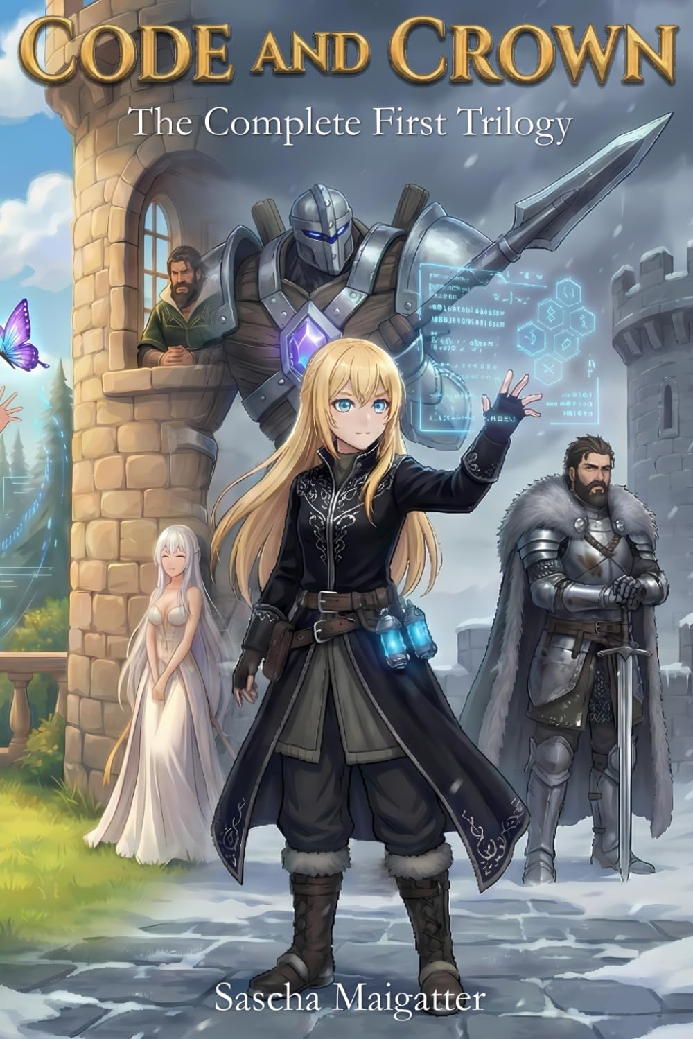 Code and Crown: The Complete First Trilogy: An Isekai LitRPG Adventure