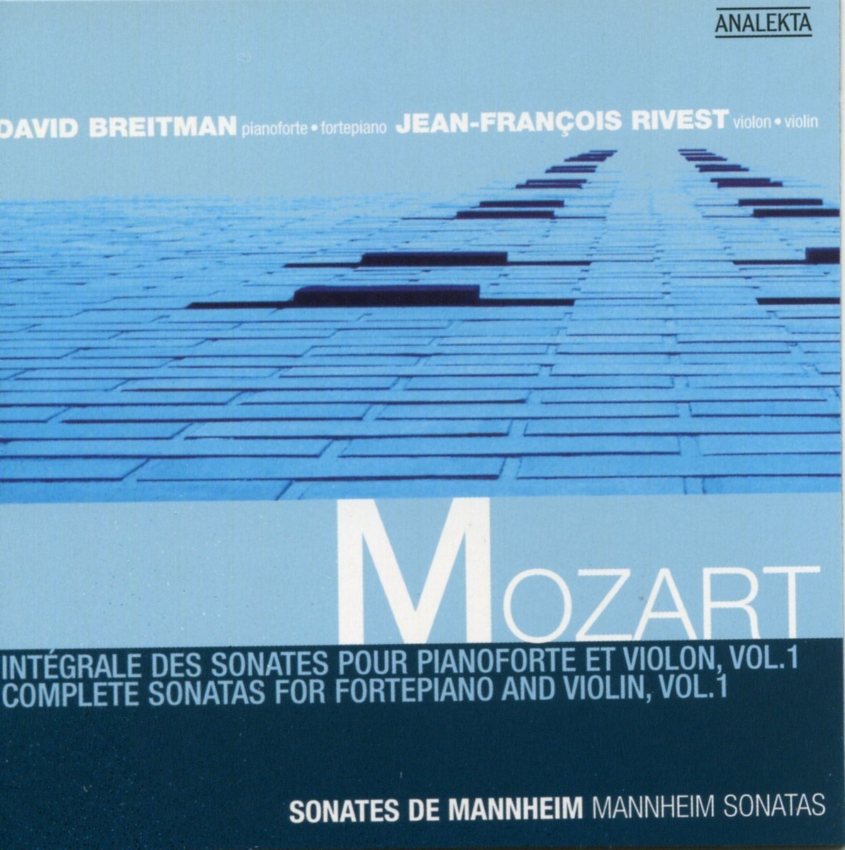 Complete Sonatas For Fortepiano & Violin Vol.1: Mannheim Sonatas [Audio CD] BREITMAN,DAVID