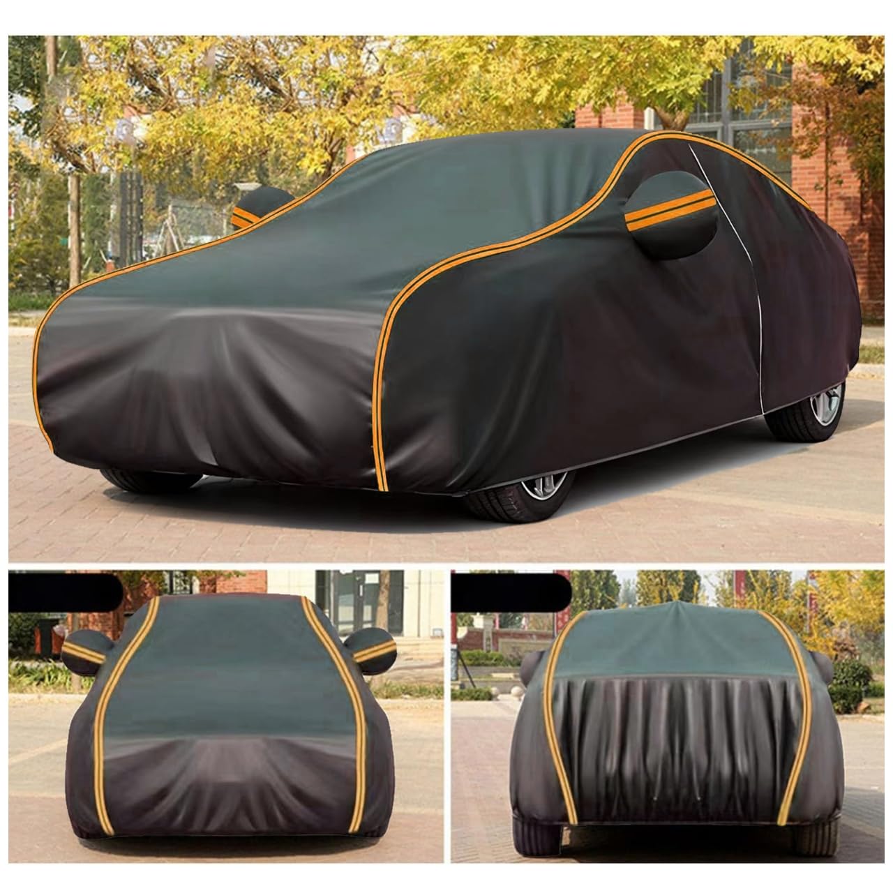 Bache Voiture Exterieur pour Renault Espace 6 2024-2025, Housse de Protection avec Zip et Sangles Anti-Vent, Résiste à la Pluie, Neige, UV et Poussière, Adaptation Parfaite