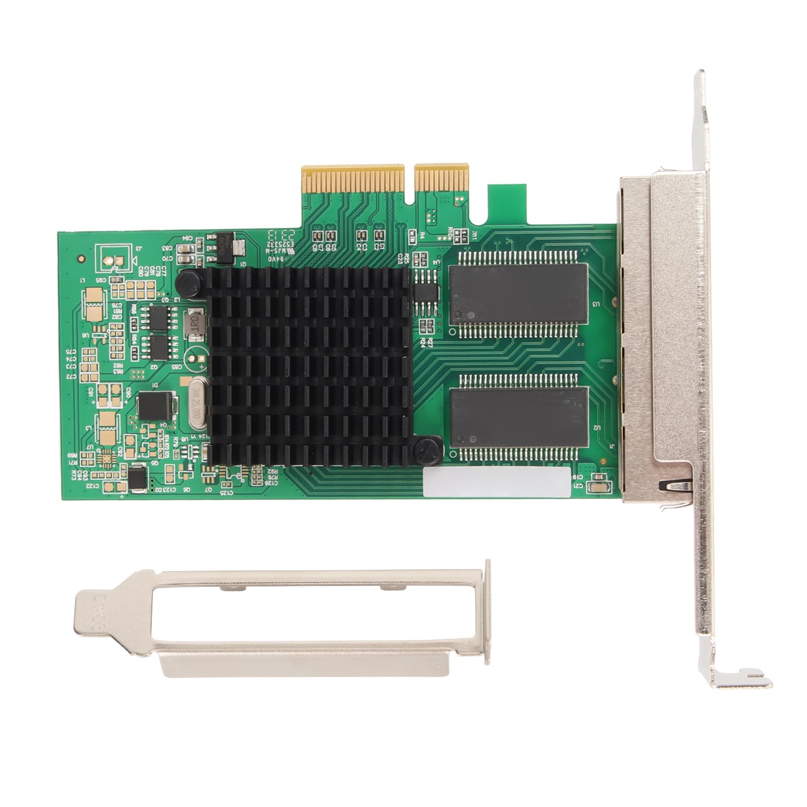 Scheda di rete PCIe a 4 porte, scheda Gigabit Ethernet, rete PCI 2.0 A con porte RJ45, computer da tavolo da 1000 Mbps, supporta aggregazione e sistemi operativi multipli