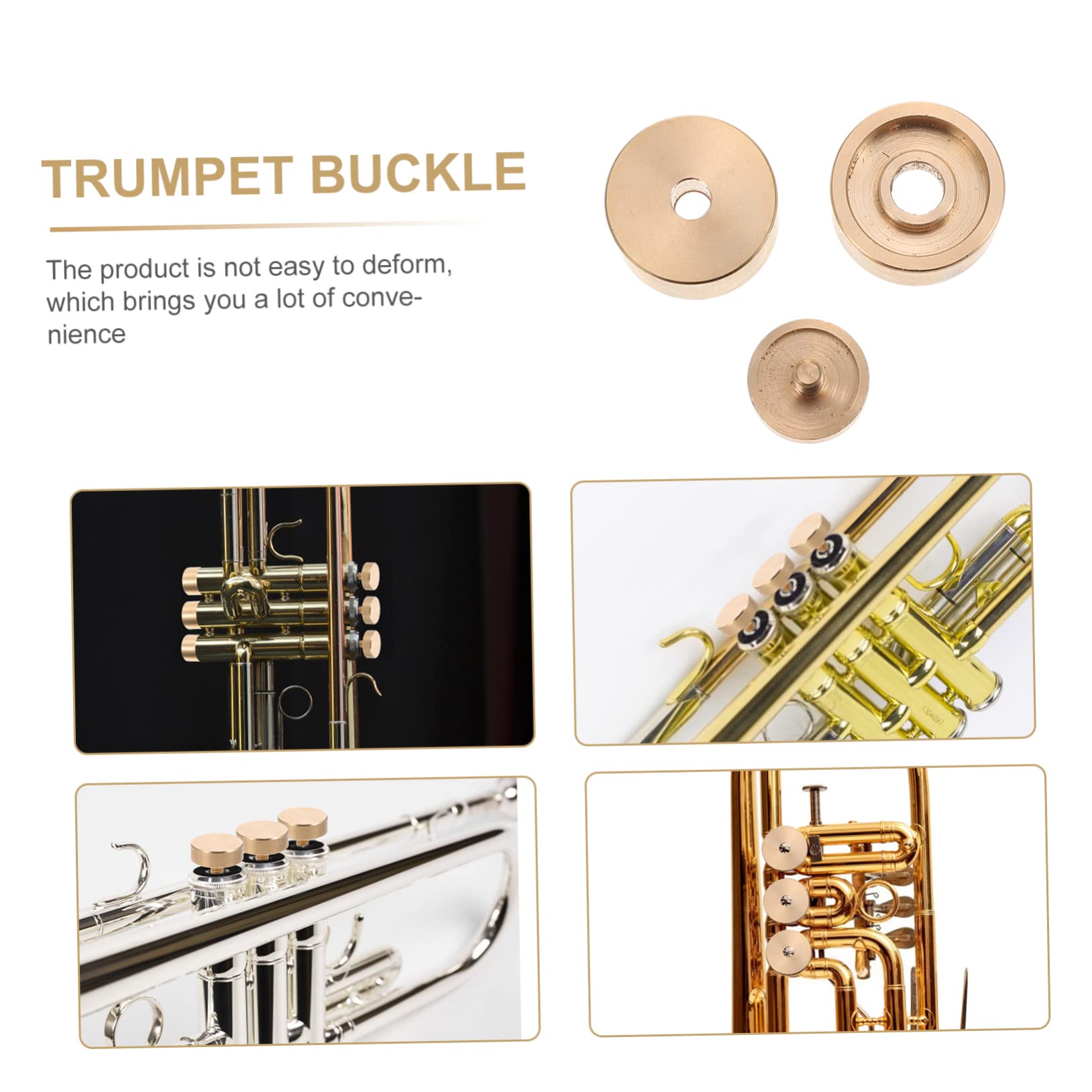 1set Pulsanti Per Tromba Accessori Musicali Compatti e Resistenti Facili Da Trasportare e Manutenere