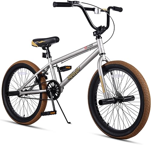 Miniatura 23 de Bicicletas BMX Freestyle de 18 y 20 pulgadas para adolescentes de 6 a 15 años de edad, niños, niñas, principiantes con palanca, varios colores