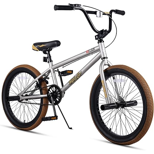vollsch Freestyle BMX Bikes 18 20 Inch Kids Bicycle for 6-15 Years Old Teens, Boys, Girls, Beginner-Lever Riders,Multiple Colors