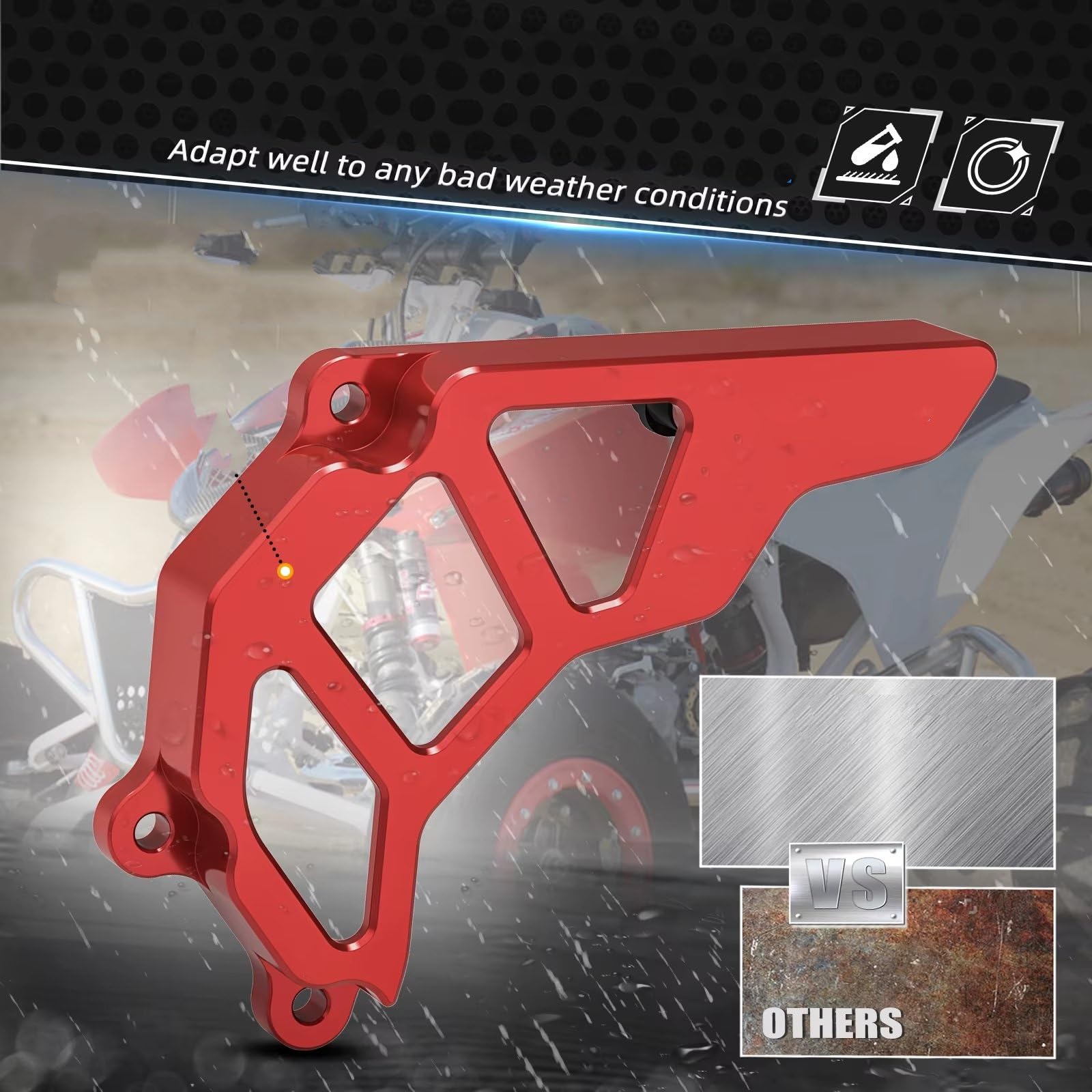Protezione pignone anteriore Per moto Per TRX450R Per TRX450ER parti