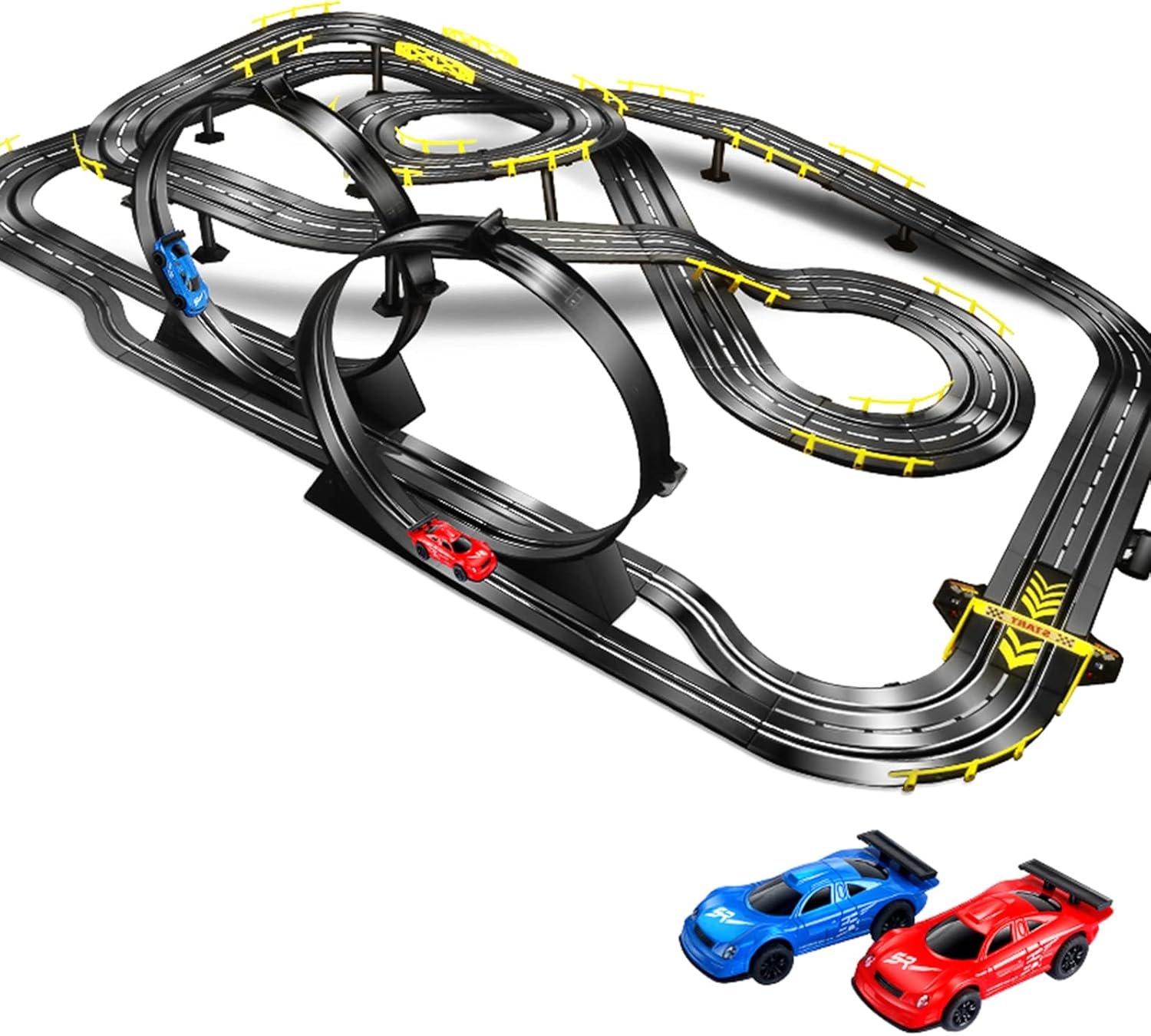 GOCIDEHAU Race Tracks 11.8M Electric Racing Slot Cars