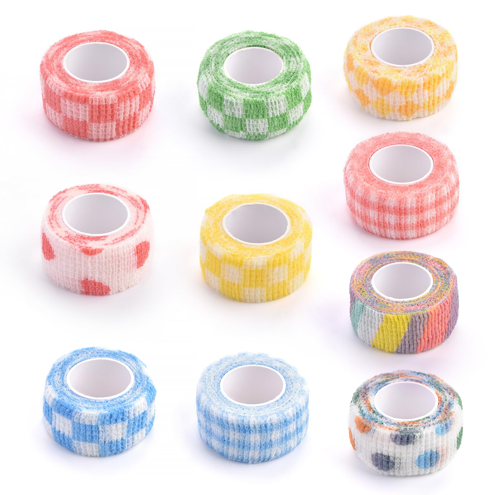 6 Rolls Self Adhesive Bandage Wrap Cute Elastic Cohesive Bandage — Amazon image 8