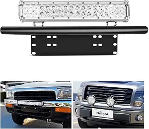 Nilight 90021B Light Bar Mounting Bracket for Off-Road Lights