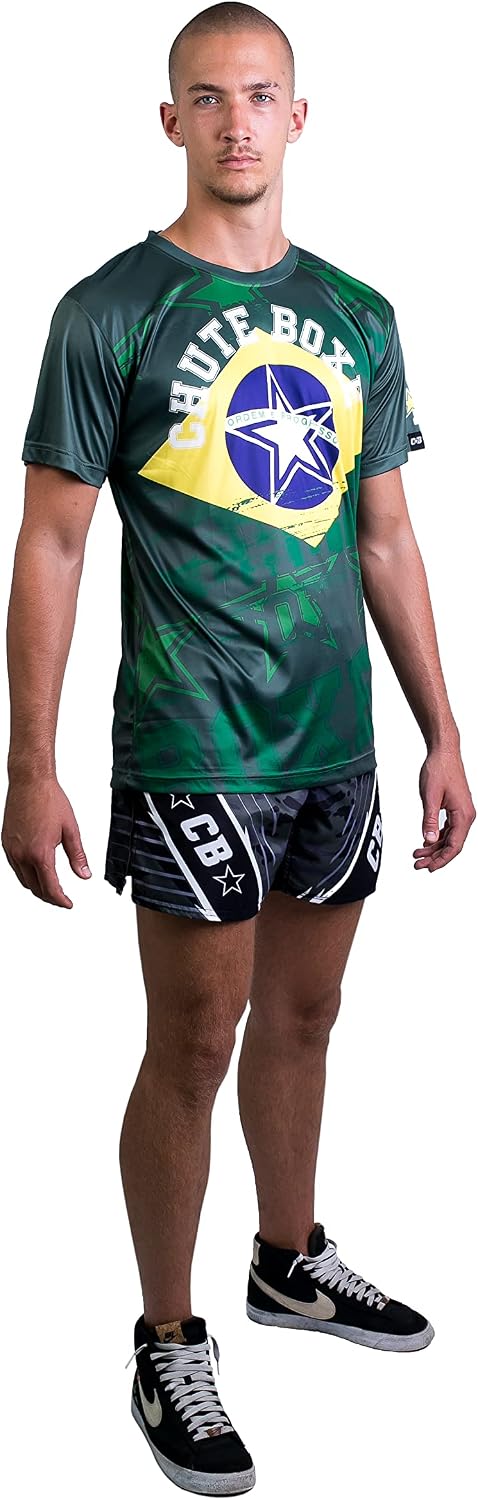 MMA Brazilian Roots Dry Fit Tech Green T-Shirt
