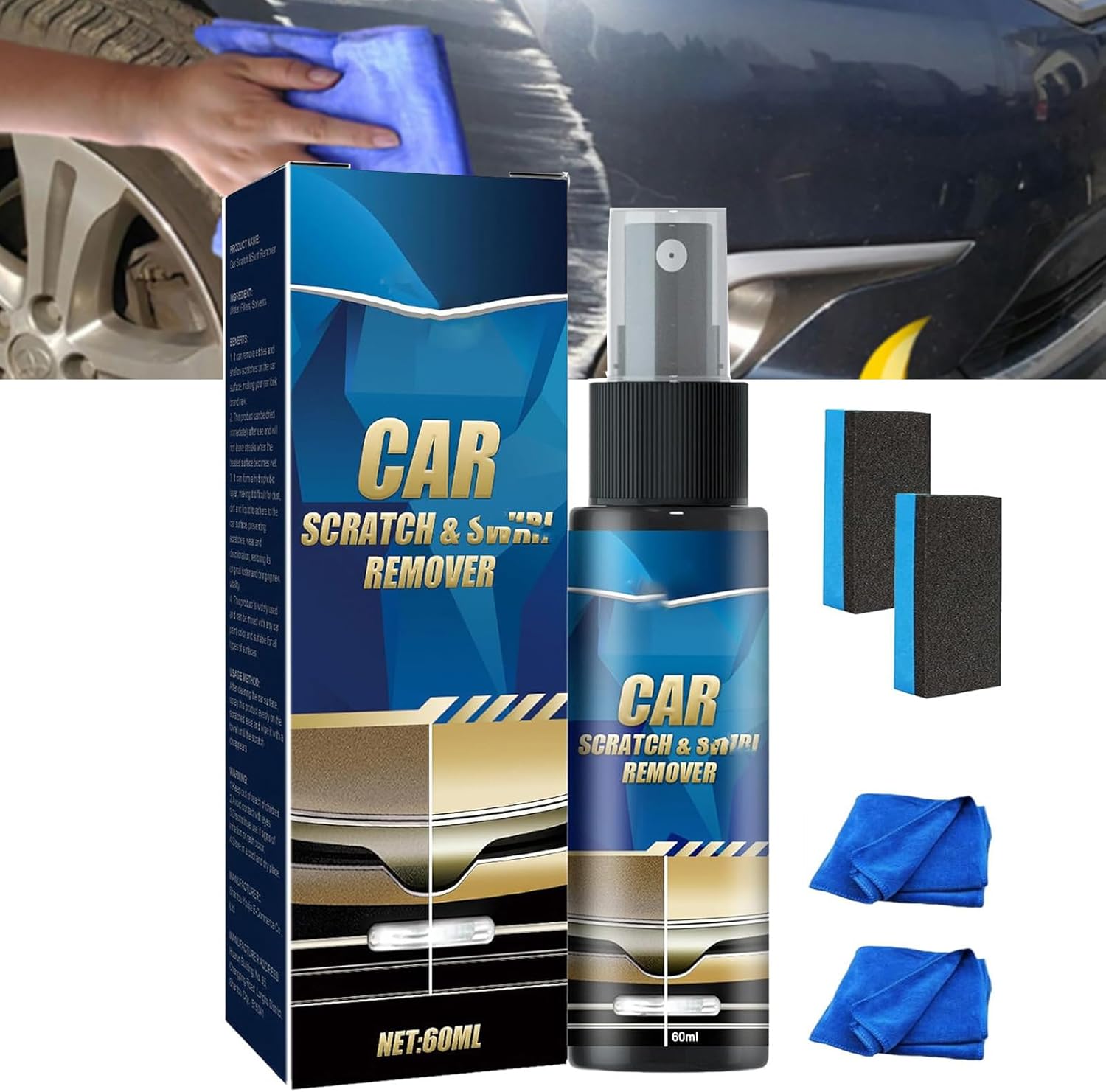 Amazon.co.jp カーコーティング剤 車用キズ補修スプレー Car Scratch Remover 車用コーティング剤 車の傷消し