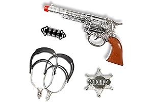 Immersive Western Cowboy Toy Gun Set for Adventuresome Kids
