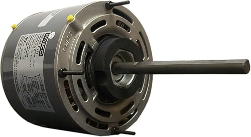Fasco Motor de soplador de accionamiento directo D729 de 5.6 pulgadas, 3/4 HP, 208-230 voltios, 1075 RPM, 3 velocidades, 5.4 amperios, carcasa OAO,