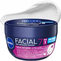 NIVEA Creme Facial Noturno - O potinho noturno dos queridinhos da hidratação facial, auxilia a renovação celular e hidrata profundamente a pele enquanto você dorme - 100g