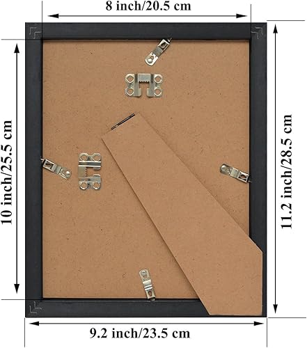 Miniatura 3 de PETAFLOP Juego de portarretratos de 4 x 6 y 8 x 10 pulgadas, paquete de 78