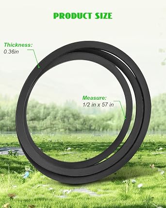 07200718 Drive Belt Fit for Gravely ZTX 52 Stealth ZTX/ZTX 42, Fit for Ariens Ikon-XD42 52 60/52 Limited Edition/Ikon-X 42 52, 1/2'' x 57'' V-Belt