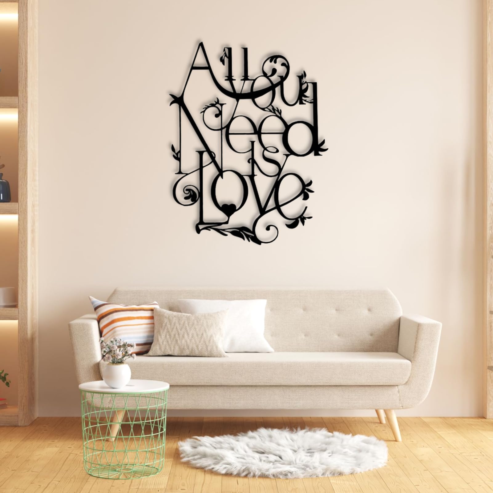 Wall Lettering Modern Metal Letters Wall Decor Flat Metal Sign Letters Custom Painted