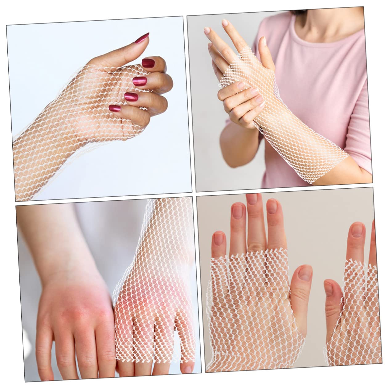 SUPVOX 1 Roll Elastic Sports Wounds Wrapping Sporting Tape Mesh Wound Cotton Tape Sprain Athletic Wrapping Tape