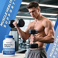 Vista 5 de PeakVigor Wellness Premium Suplemento de magnesio Complejo de 976 mg con glicinato, citrato, malato, L-treonato y B6 90 cápsulas vegetales 45