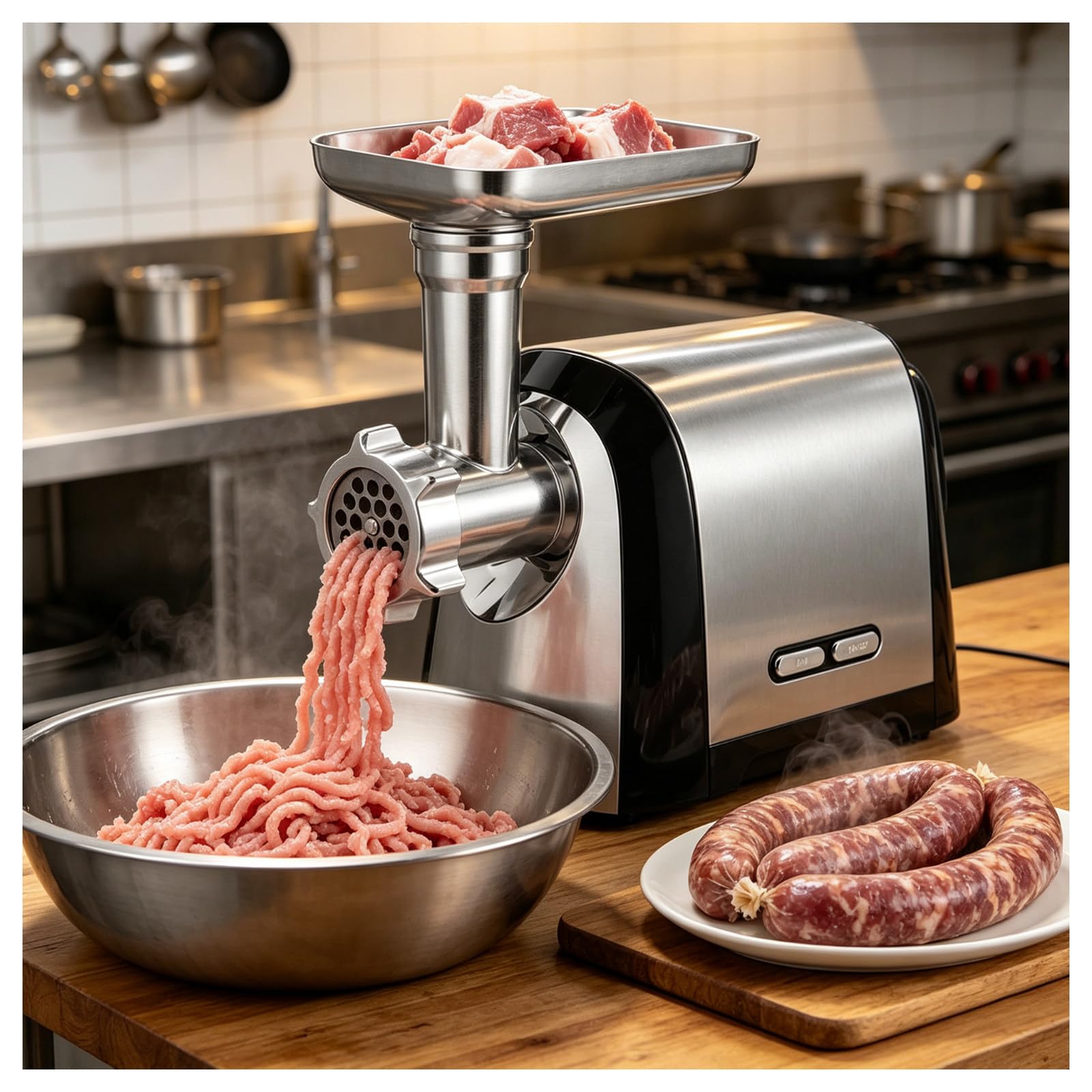 Picadora De Carne, [3200W] Picadora De Carne De Alto Rendimiento
