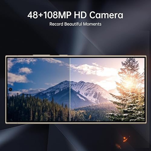 Miniatura 5 de Teléfono inteligente I24 Ultra 5G, 6+256 GB teléfono desbloqueado, Android 13.0, cámara de zoom de 48+108MP, teléfono móvil con bolígrafo integrado