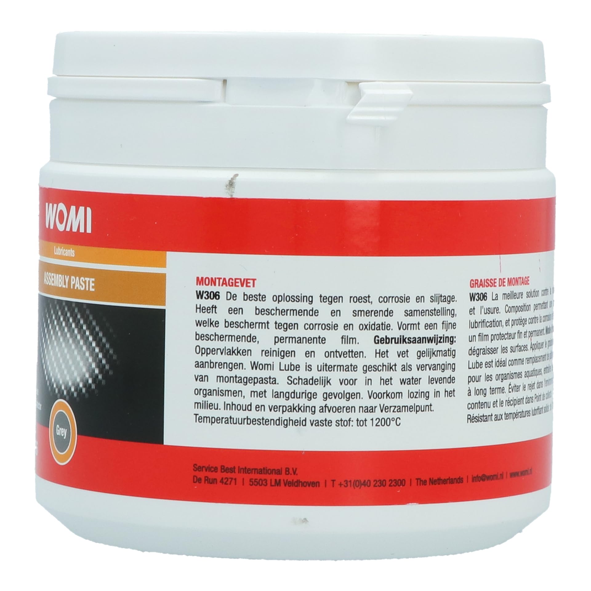 Womi W306 Montagefett Grau 450g