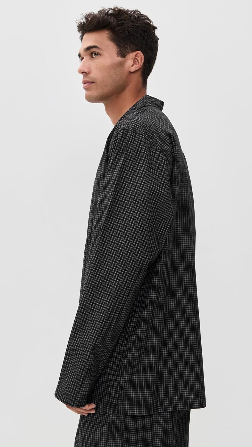 Men's Plaid Pajama Shirt - Image 4