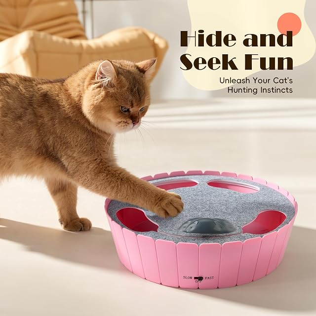 Foto 2 de 7 de Pawaboo Juguete Interactivo para Gatos con Ratón Móvil