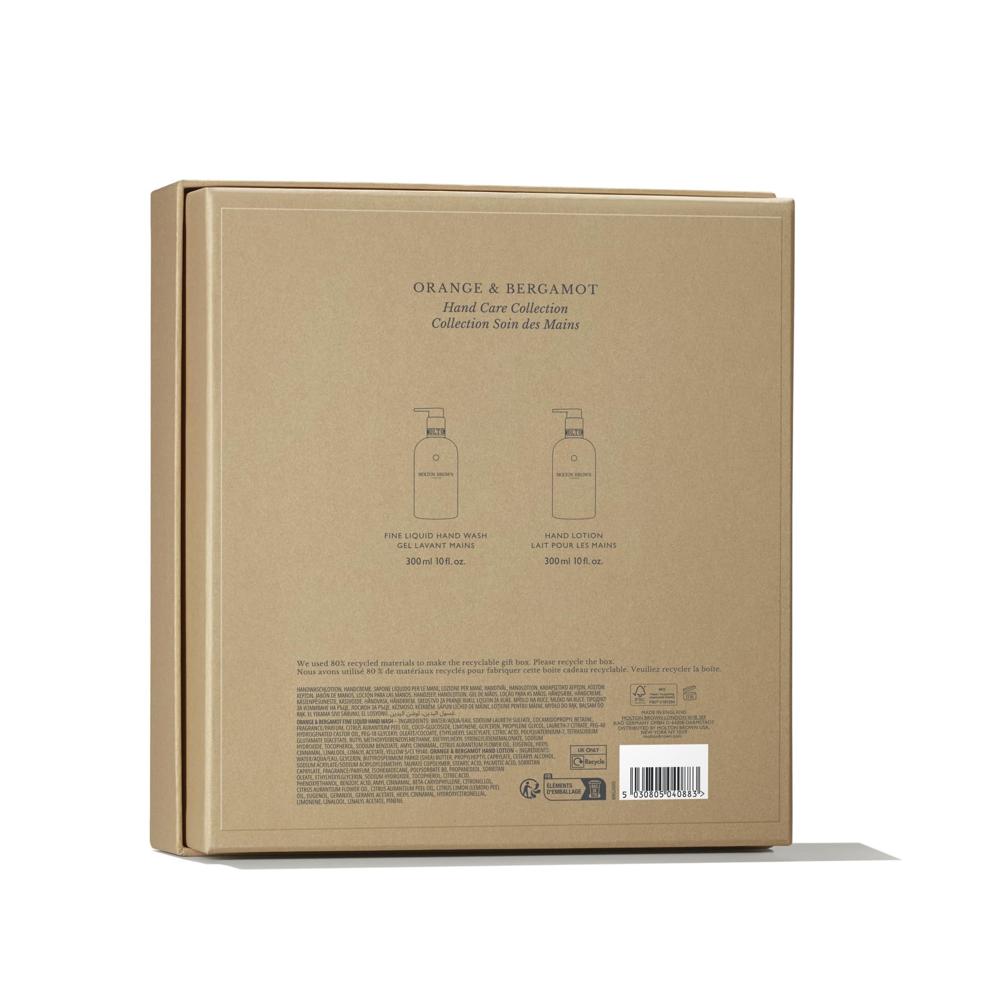 Molton Brown Orange & Bergamot Handpflege-Kollektion | Handwäsche 300 ml, Handlotion 300 ml, Handpflege-Geschenkset, Muttertag