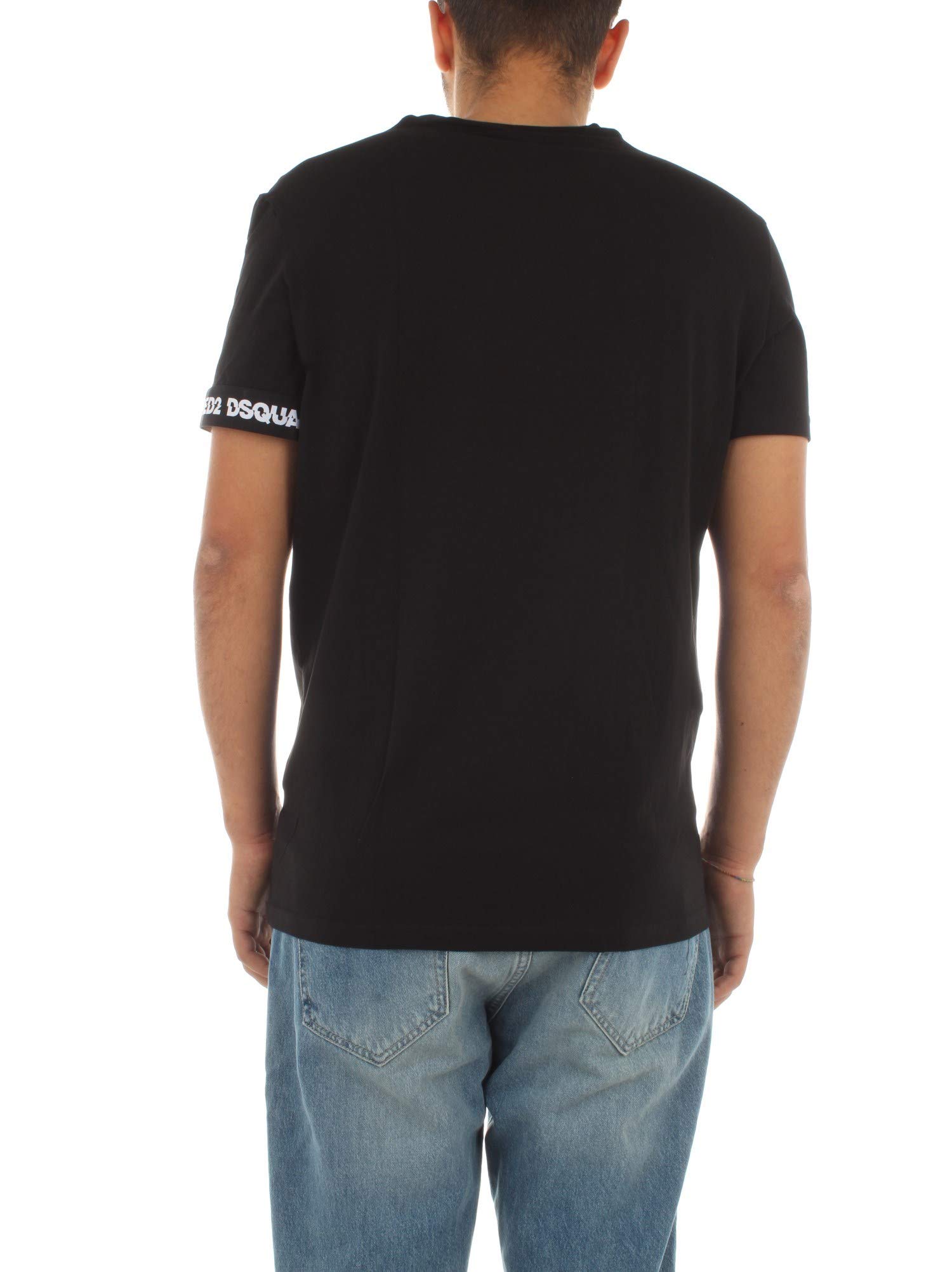 DSQUARED2 D9M203530 T-Shirt Manica Corta Uomo Blu Royal