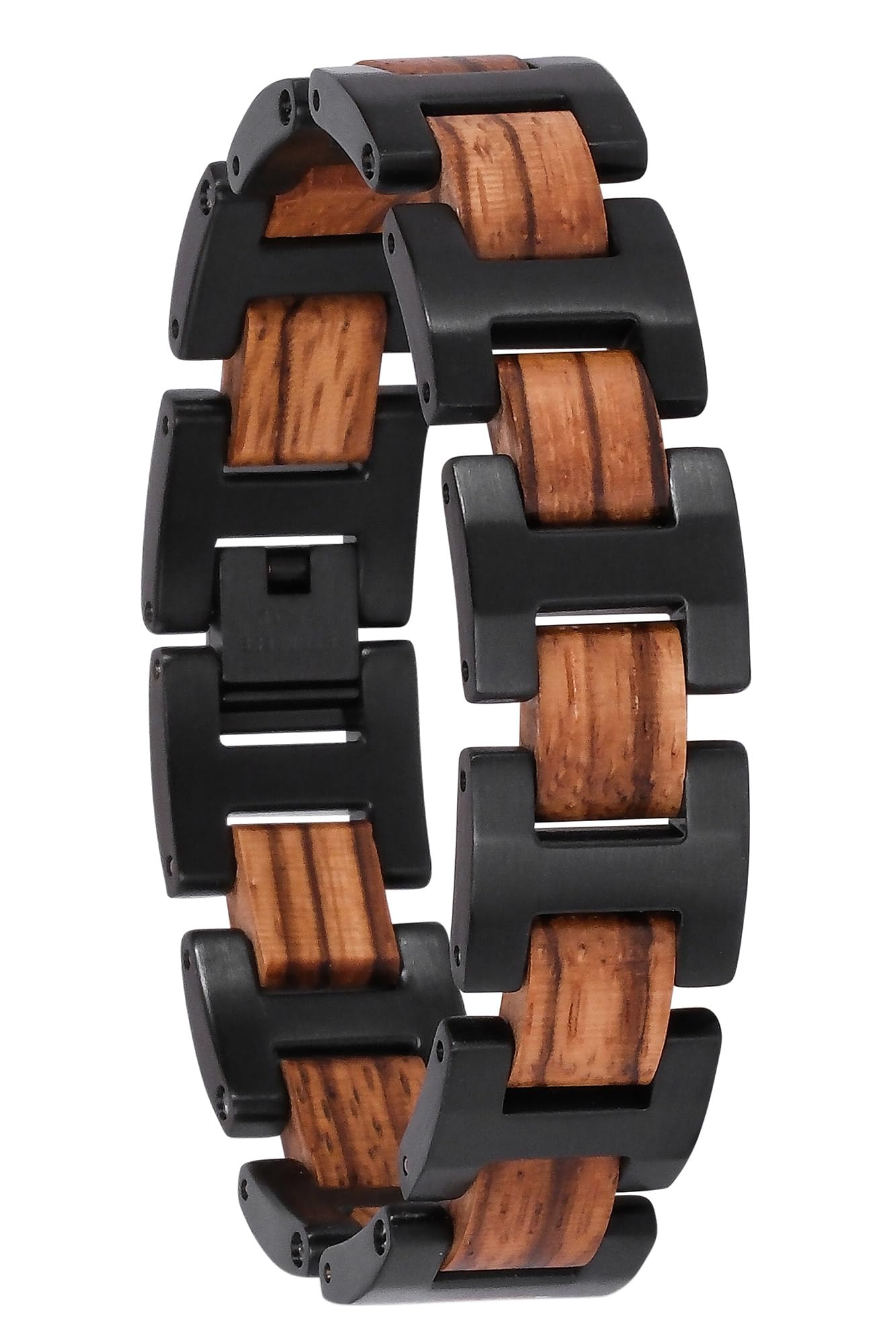 HOLZKERN Bracciale da Uomo Acciaio Inossidabile 9120078334218