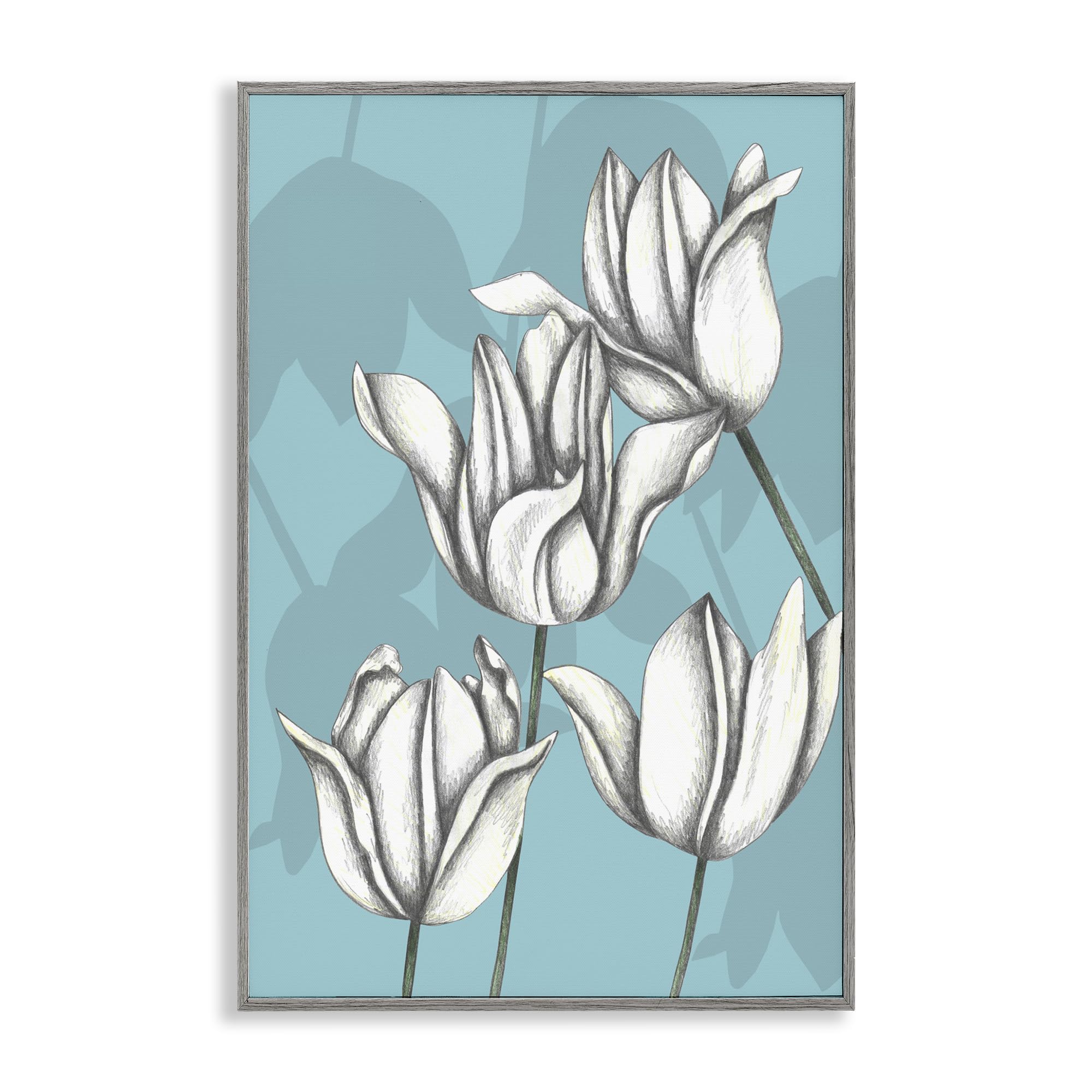 Cadre déco tulipes Stupell Industries pour une ambiance douce chez soi
