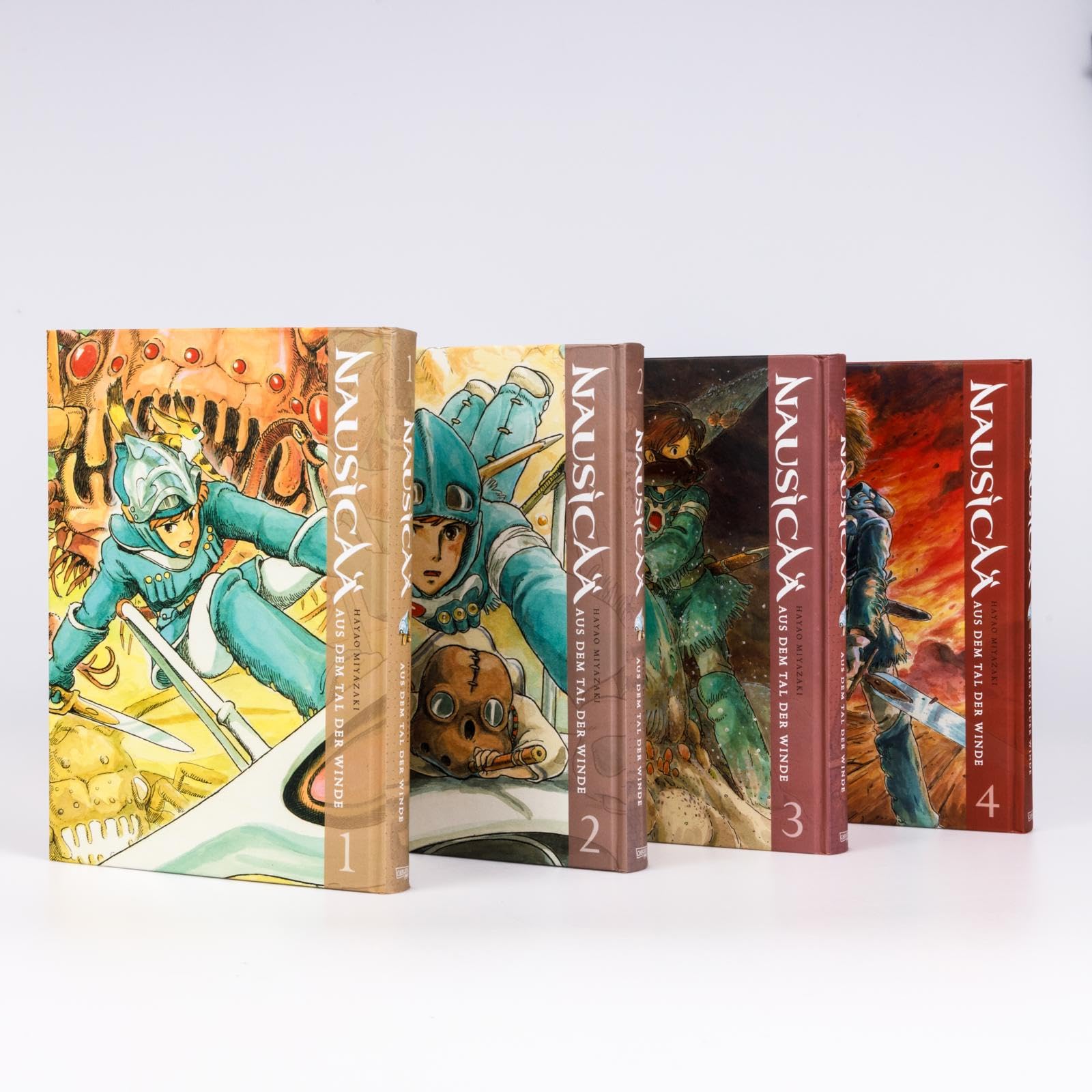 Nausicaä aus dem Tal der Winde, Doppelband-Edition Bände 1-4 im Schuber: Epische Umwelt-Saga vom Studio-Ghibli-Gründer in vier Bänden im Schuber.